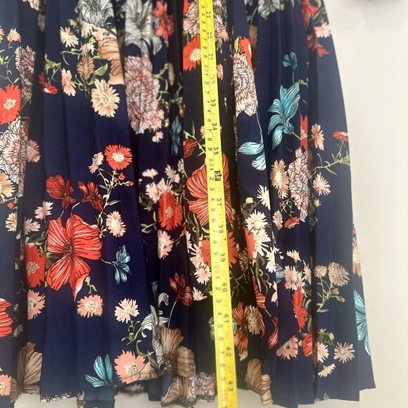 PrettyLittleThing Pink Blue Long Sleeve V-Neck Sheath Dress - Picture 9 of 10